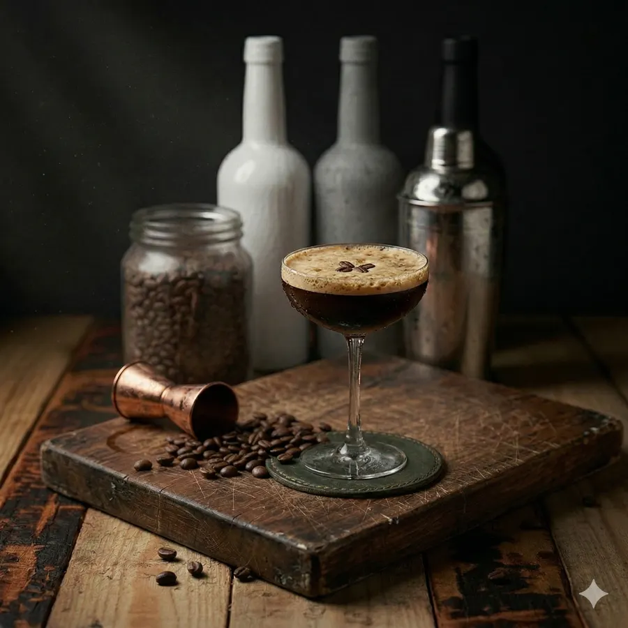 Espresso Martini served for a live event booking