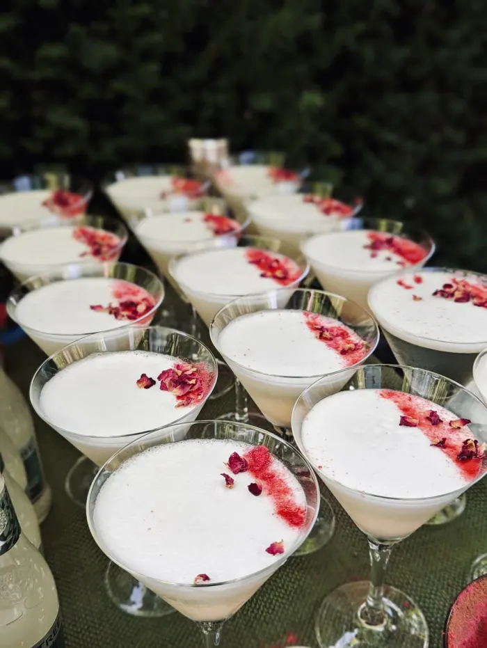 Lychee Martini served as part of a cocktail menu